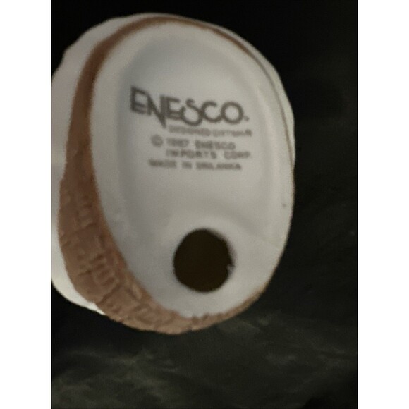 Enesco Growing Up Birthday Girl Baby Figurine - Brunette - 1987 Vintage - Picture 6 of 6